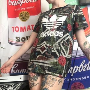 Adidas Rainforest All Over Print TShirt Unisex